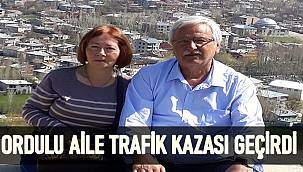 Ordulu Altuntaş ailesi Çorum'da trafik kazası geçirdi