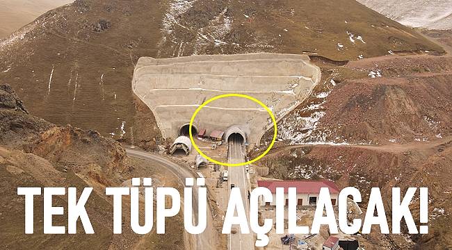 Karadeniz'i İç Anadolu'ya bağlayacak Eğribel Tüneli tek tüp olarak açılacak