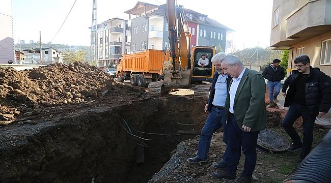 Ordu'da OSKİ hizmet üretmeye devam ediyor