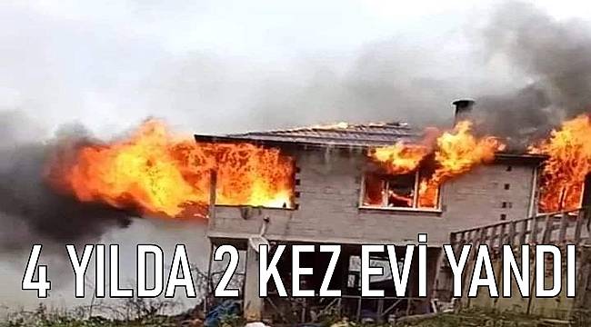 Ordu'da Turgut Can'a ait ev 4 yılda 2 kez yandı