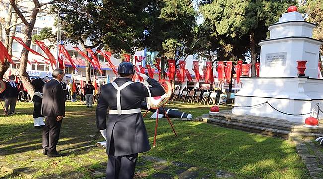 Rus donanması baskınında şehit düşen askerle anıldı