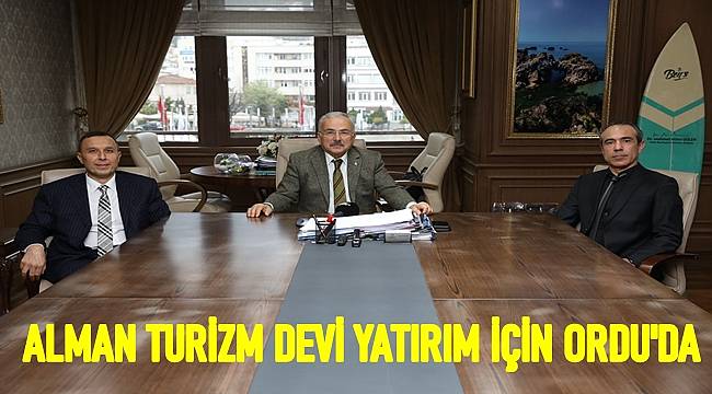 TUİ Oteller Grubu Ordu'da yatırım yapmak istiyor