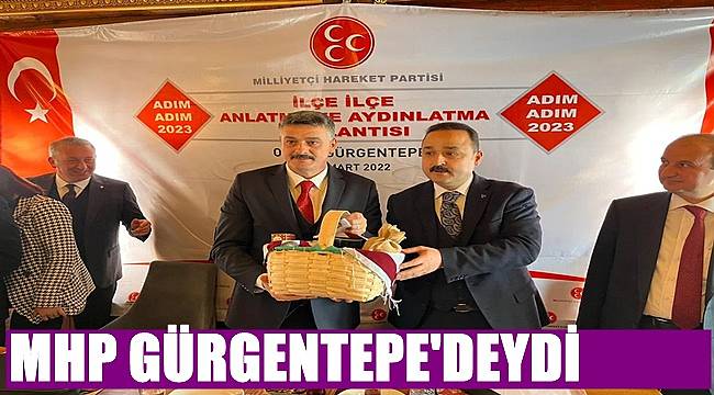 MHP Gürgentepe&#039;de  Aydınlatma ve Anlatma Toplantısı gerçekleştirdi