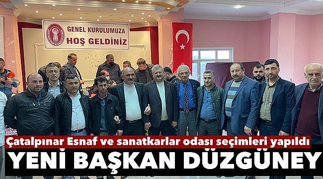 Ordu Çatalpınar Esnaf Odası Başkanı seçimi kaybetti