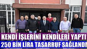 Ordu'da infaz koruma memurları 250 bin lira tasarruf sağladı