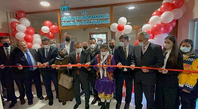 Ordu'da Kabadüz İlçe Halk Kütüphanesi açıldı