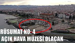 Ordu'da kahramanlık yazılan Rüsumat N0: 4 Gemisi açık hava müzesi olacak