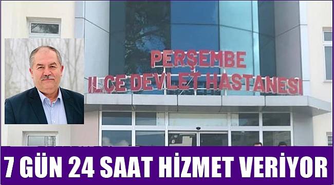 Ordu'da Perşembe Devlet Hastanesi 24 saat hizmet veriyor