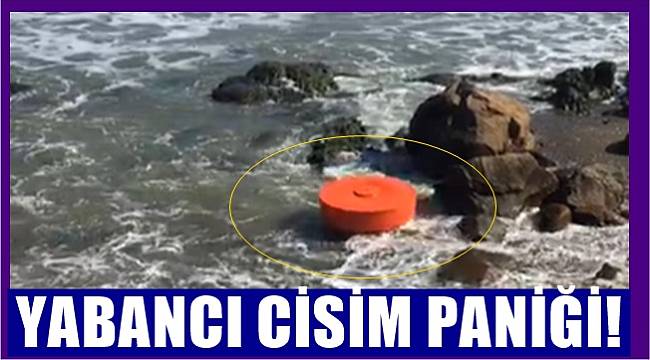 Ordu'da sahile vuran yabancı cisim mayın mı ?