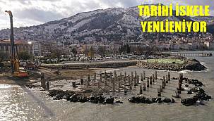 Ordu'da Tarihi İskele Yenileniyor