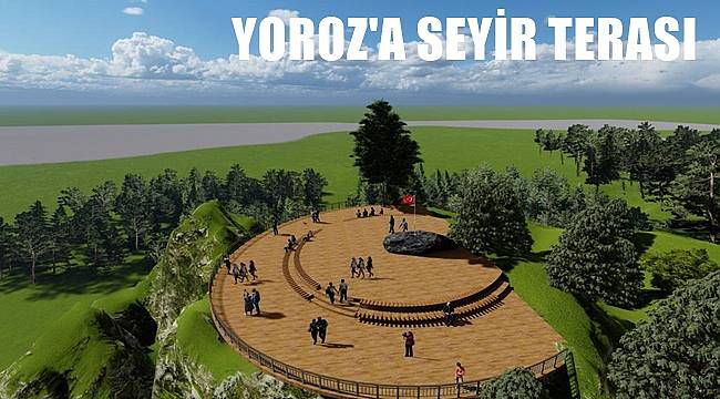 Ordu'da Yoroz'a  Seyir Terası yapılıyor