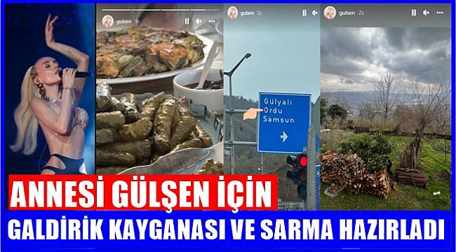 Ünlü pop star Gülşen memleketi Ordu'ya geldi