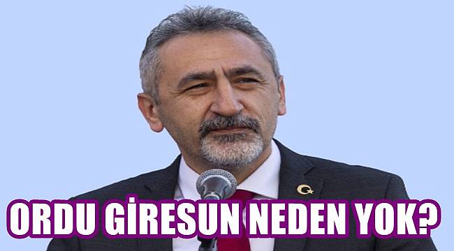 Adıgüzel: Ordu Giresun projede neden yok?