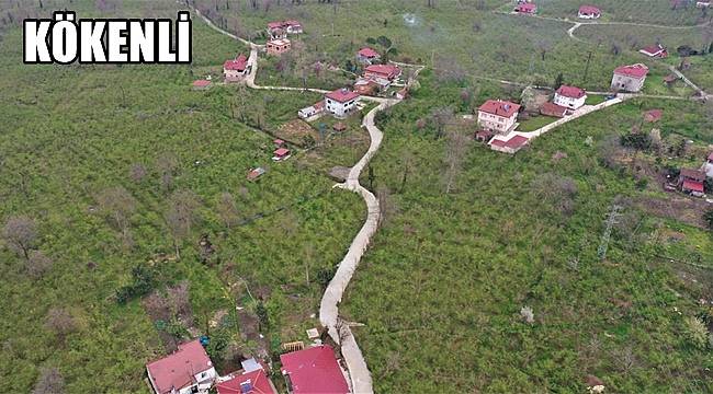 Altınordu'da Kökenli yolları beton oldu