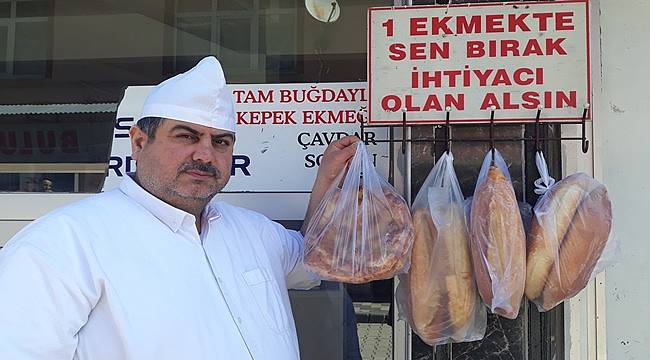 Amasya&#039;da askıda ekmek kampanyası