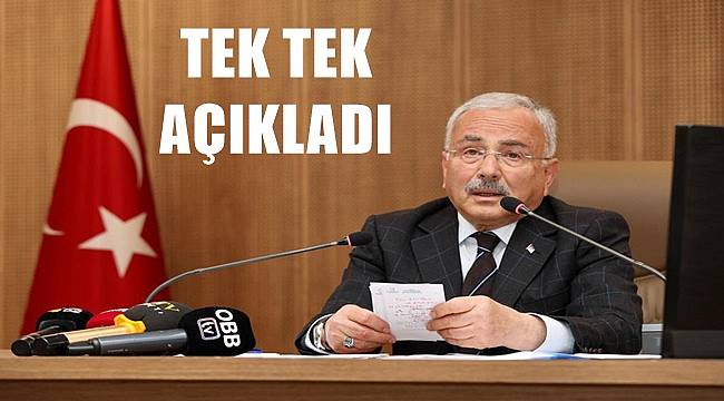 Başkan Güler meclis toplantısında açıkladı