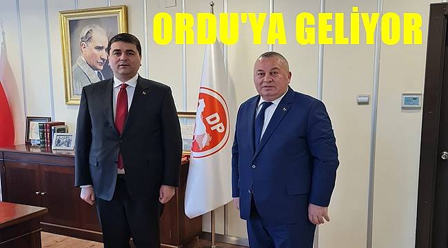 DP Genel Başkanı Gültekin Uysal Ordu'ya geliyor