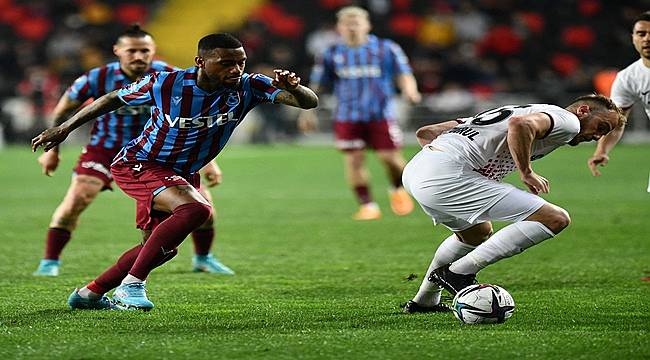 Gaziantep FK Trabzonspor maç sonucu: 0-0