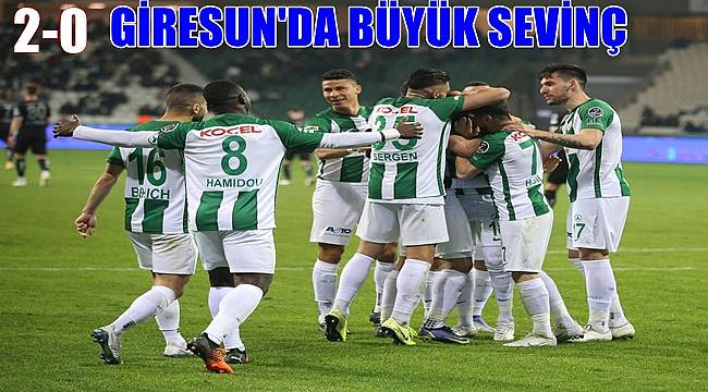 Giresunspor Adana Demirspor'u yenip ligde kaldı