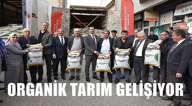 Ordu'da çiftçilere 100 ton organik gübre dağıtıldı