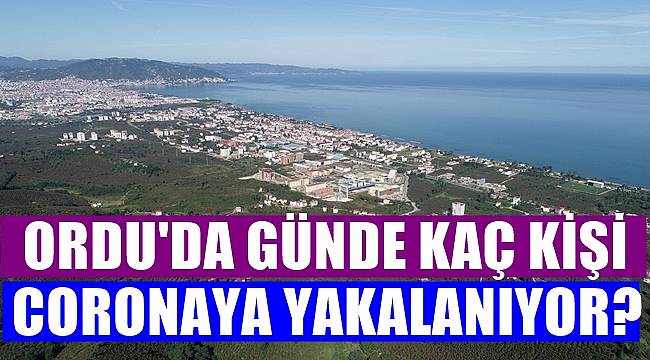 Ordu'da günde kaç kişinin coronaya yakalandığı açıklandı