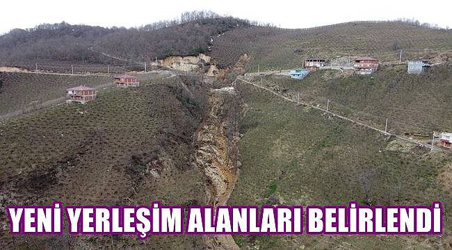 Ordu'da heyelanlara karşı yeni yerleşim yerleri belirlendi