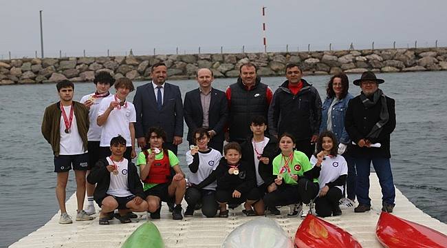 Ordu'da kano yarışları yapıldı