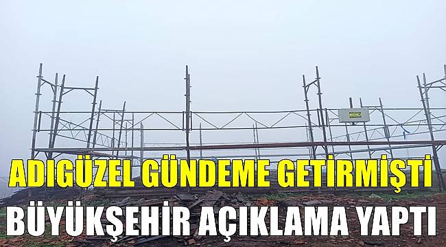 Ordu&#039;da Milletvekili Adıgüzel gündeme getirdi Büyükşehir açıklama yaptı