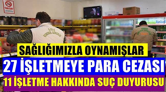 Ordu'da sağlığa zararlı ürün satan işletmelere ağır ceza verildi