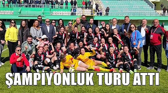 Ordu'da Ünye Gücü Kadın Futbol Takımı Şampiyonluk Turu Attı