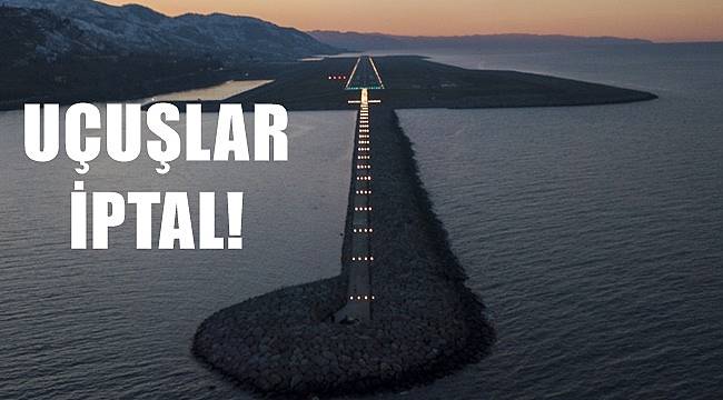 Ordu Giresun'da sis nedeniyle uçuşlar iptal oldu