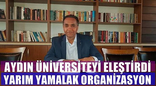 Ordu Kent Konseyi Başkanı Ömer Aydın Üniversiteyi eleştirdi