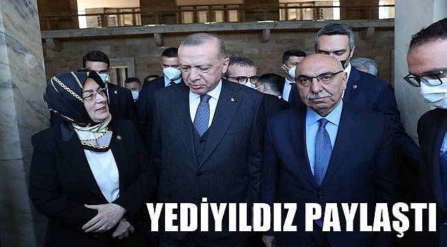 Ordu  Milletvekili Yediyıldız Cumhurbaşkanı Erdoğan&#039;la çekilen fotoğrafı paylaştı