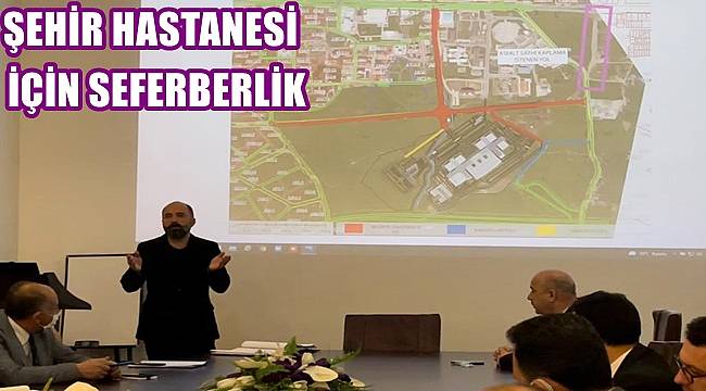 Ordu Şehir Hastanesi için Koordinasyon ve Eşgüdüm toplantısı yapıldı