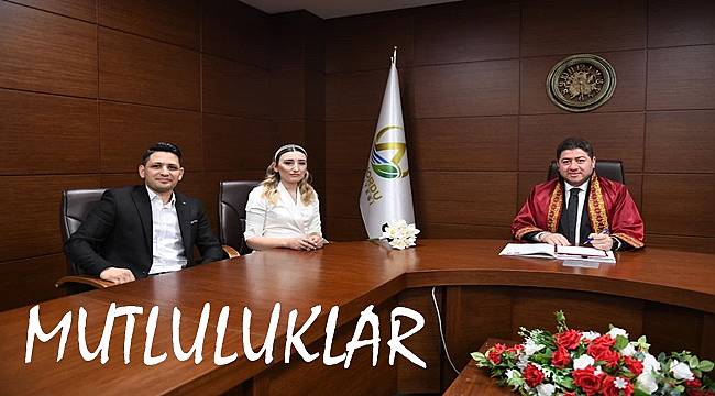 Orduda polis memurları Büşra Kara ile Furkan Akyıldız evlendi