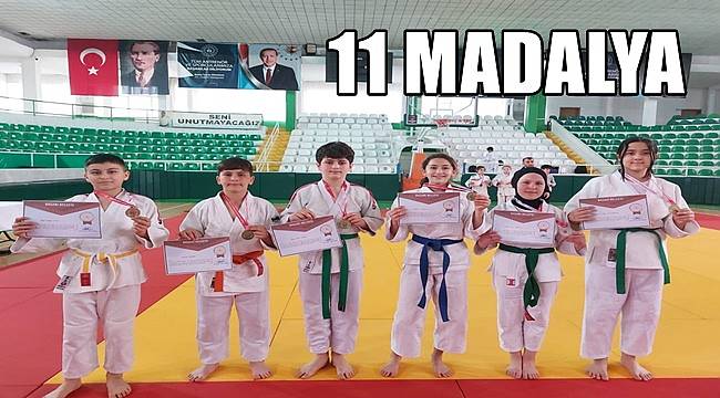 Ordulu judocular 11 madalya kazandı