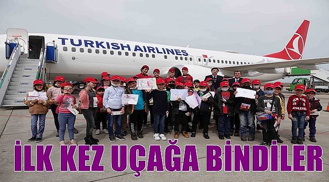 Türk Hava Yolları  Ordu ve Giresunlu çocukları  ilk kez uçakla tanıştırdı