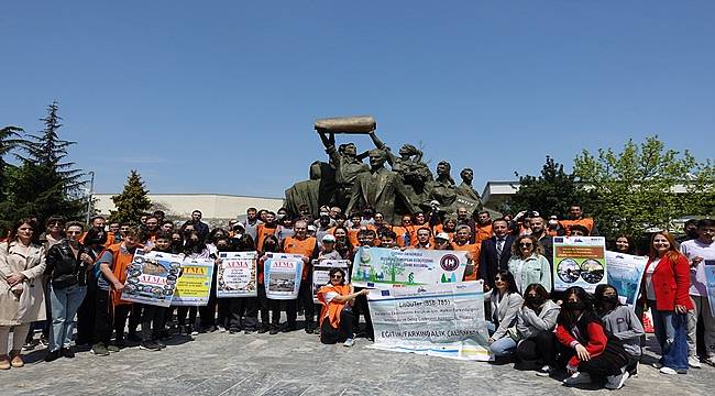 Trabzon'da 'Karadeniz çöple dolmasın' farkındalık etkinliği