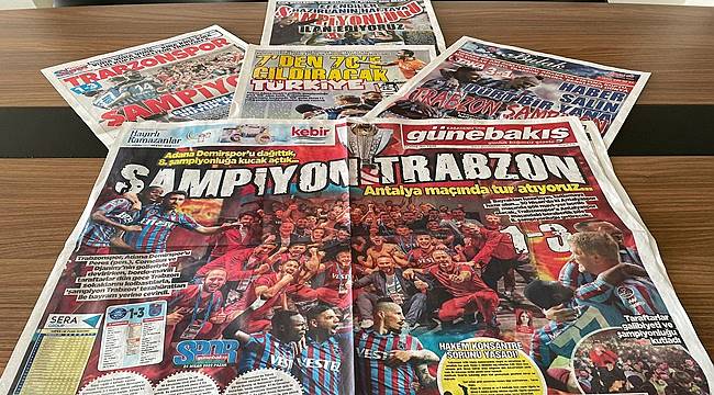 Trabzon yerel basınında Adana Demirspor maçının yankıları