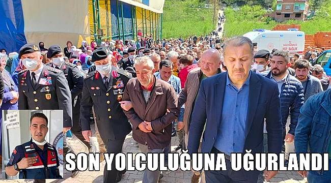 Trafik kazasında hayatını kaybeden Uzman Çavuş Ferdi Yardım Ordu'da toprağa verildi