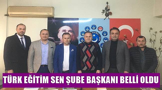 Türk Eğitim Sen Ordu Şube Başkanlığına Metin Şeyhoğlu getirildi