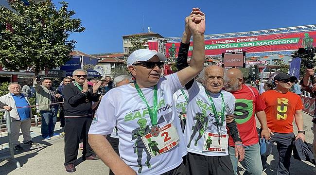 Zonguldak Devrek Ulusal Yarı Maratonu koşuldu