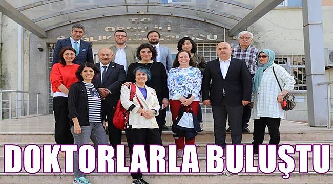 Almanya'nın ödüllü doktoru Ordu'da doktorlarla buluştu