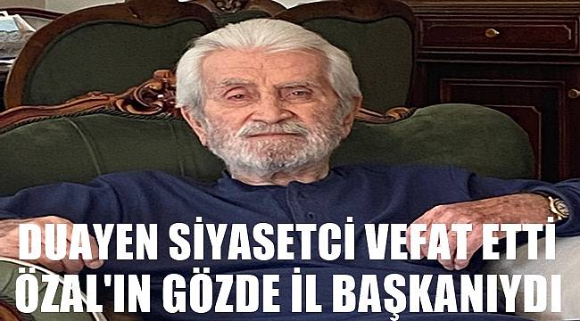 Anavatan Partisi Ordu Eski İl Başkanı Hüseyin Ongun vefat etti