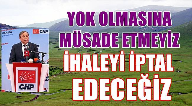 CHP Genel Başkan Yardımcısı Torun: İhaleyi iptal edeceğiz