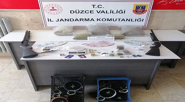 Düzce'de operasyon 16 kişi yakalandı