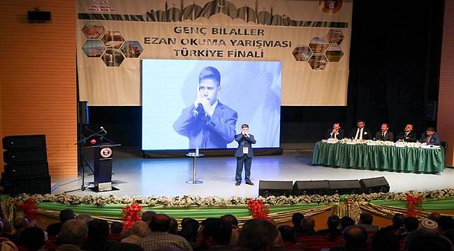 Genç Bilaller Ezan Okuma Yarışması Finali Ordu'da Yapıldı