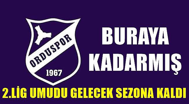 İçel İdmanyurdu tur atladı Orduspor 1967 elendi: 3-0
