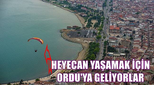 Ordu Boztepe paraşütçülerin yeni uğrak yeri oldu