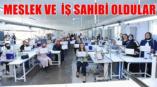 Ordu'da 40 kadın meslek ve iş sahibi oldu